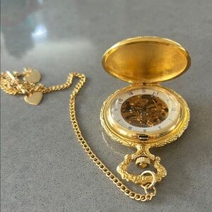 Gold Plated Pocket Watch